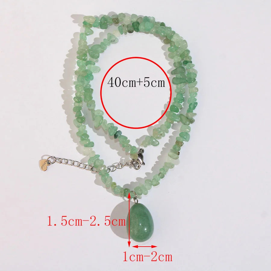 Natürliche Amethyst- und Kristallquarz-Chip-Perlen-Choker-Halskette, Böhmischer Unregelmäßiger Heilstein-Schmuck für Frauen