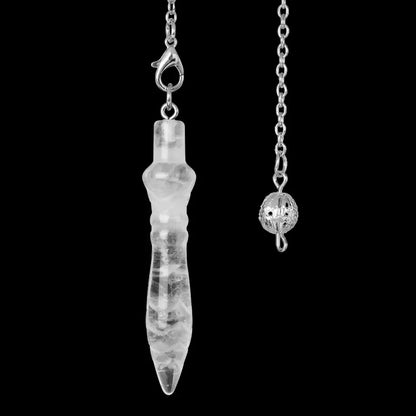 Naturstein heilsteine Anhänger ägyptischen Kristall Pendel für Weissagung Wünschelrute Reiki rosa klar Quarz Amethysten obsidian rosenquarzschwarz Onyx Pendel edelstein anhänger kristall anhänger amulett x130