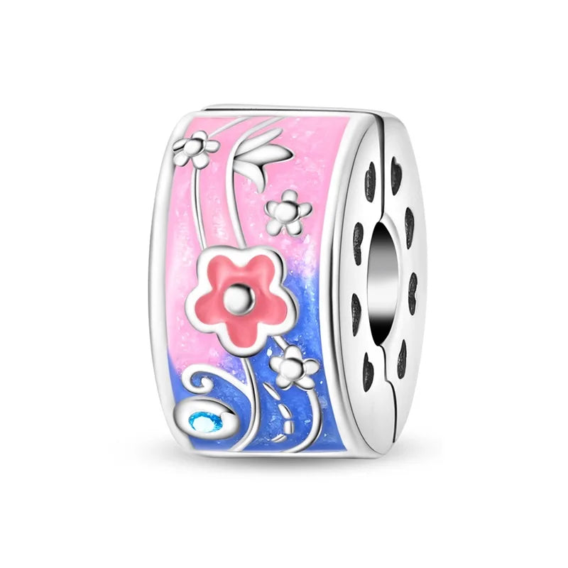 Malerei Kunst 925 Sterling Silber Verträumter Sternenhimmel Künstler Zeichenbrett Pinsel Schnur Fit DIY Armband Halskette Galerie Geschenke