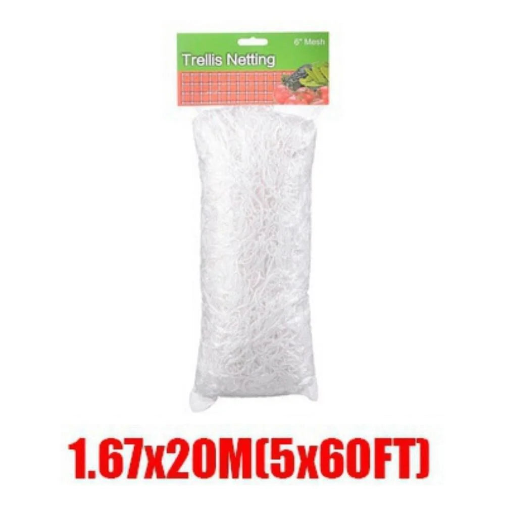 Kletternetz für Gartenbaupflanzen, gewebtes Netz aus Polyester, geeignet für andere Kletterpflanzen wie Tomaten, Bohnen, Trauben usw