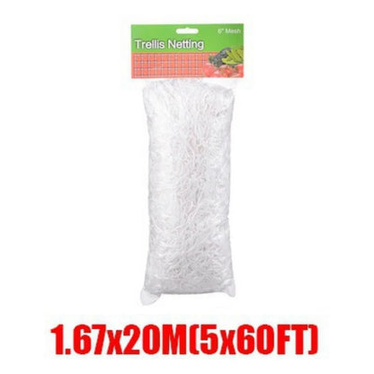 Kletternetz für Gartenbaupflanzen, gewebtes Netz aus Polyester, geeignet für andere Kletterpflanzen wie Tomaten, Bohnen, Trauben usw
