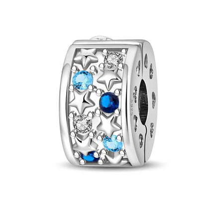 Blaue Serie 925er Sterling Jungfrau Maria Schleife Chamäleon Tanzschuhe Flugzeug Ticket Charm passend für DIY Armband Halskette süße Geschenke