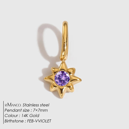 eManco Classic Element DIY Charm Halskette Edelstahl Stern Anhänger Glänzende Strass Mode Armband Schmuck Direkt ab Werk