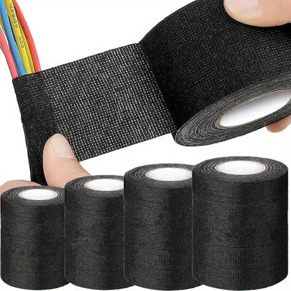 15–60 m elektrisch isolierendes Klebeband, hitzebeständiges Kabelbaum-Klebeband, Kabelbaum-Schutz für Autokabelbäume, wasserdichtes Klebeband, 9–50 mm