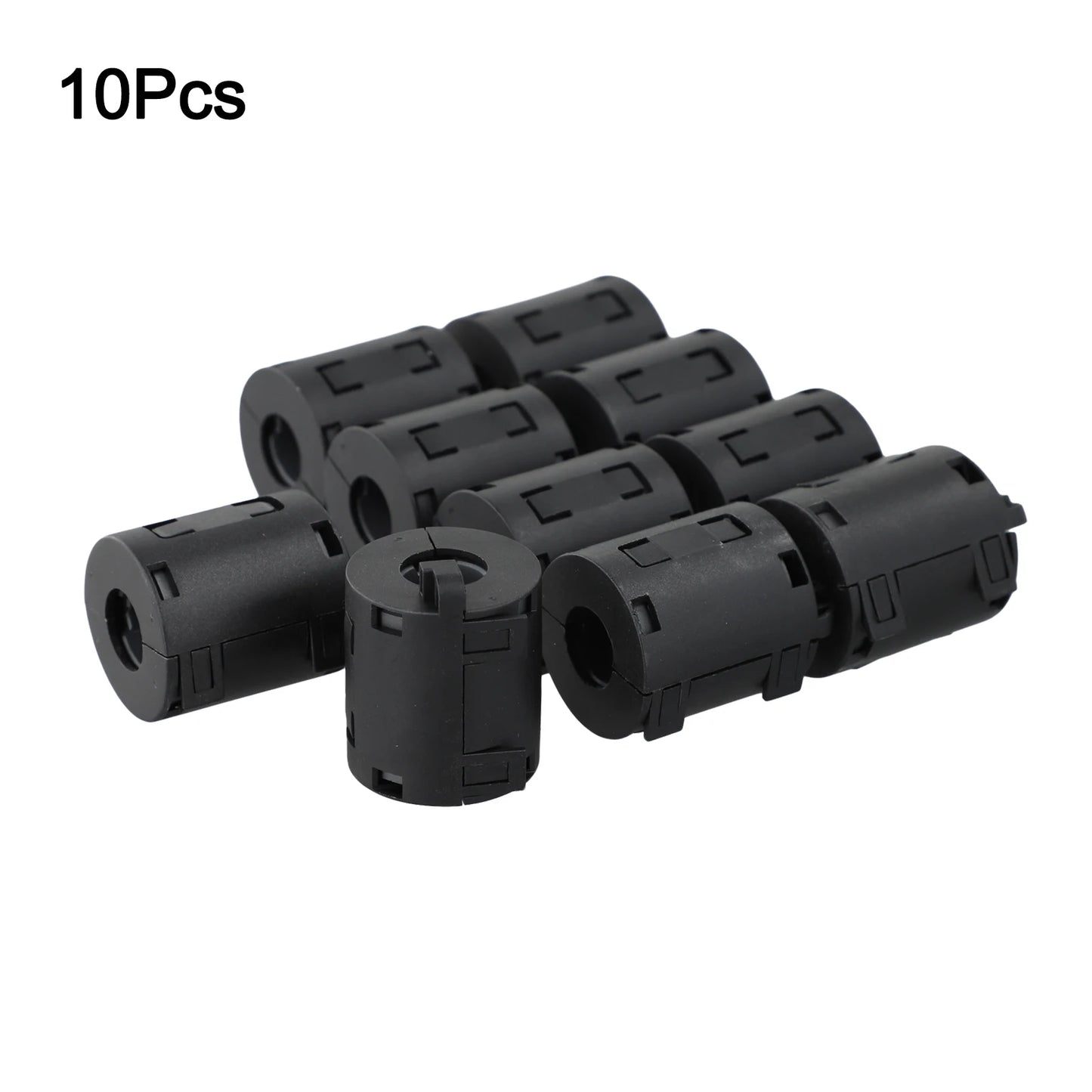 10PCS Ferrit Ring Schwarz Clip-On Ferrit Ring Noise Suppressor Kabel Klemme 13mm Ferrit Kern Schnur ring Noise Filter Draht Kabel