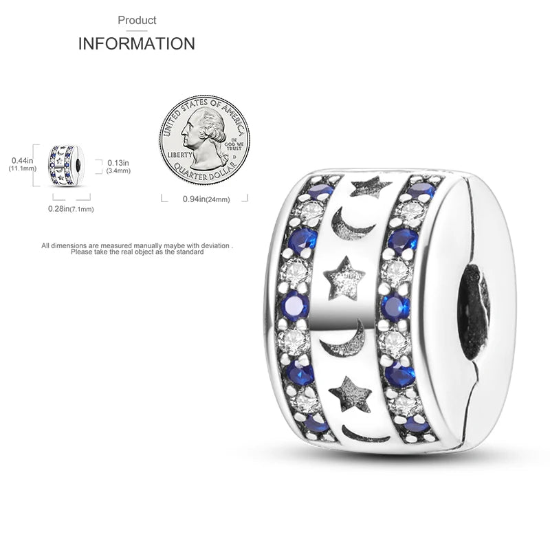 Katze Schmetterling Gänseblümchen CZ Pave Clip Charms Positionierung Schnalle 925 Sterling Silber Silikon Spacer Perlen passen Original Racelet DIY