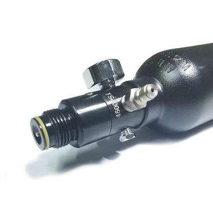 Drucklufttank CO2-Flaschenzylinder 0,25 l 0,35 l 0,5 l 4500 psi 30 MPa 300 bar M18 * 1,5 mit Reglerausgang 800 psi bis 3000 psi