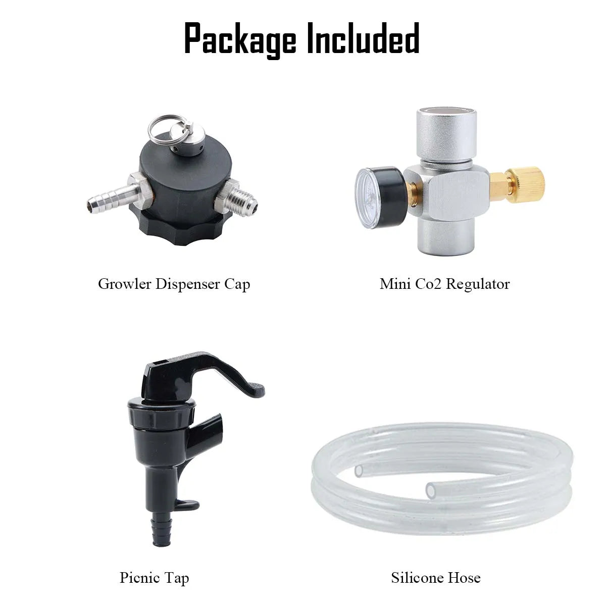 Growler Tap Kit Tragbarer Growler Dispenser Homebrew Bierfassungsausrüstung