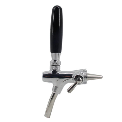 Standard Europäischen Bier Flow Control Wasserhahn mit 50mm Schaft & 8mm Ellenbogen Saitenhalter G5/8 "Einstellbare bier Tap Homebrew Fass Bar
