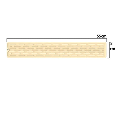 PVC-Barmatte, dick, langlebig, stilvoll, schwarz, Bar-Unterlaufmatte, rutschfest, ungiftig, Servicematte für Kaffeebars, verschleißfest, wasserdicht