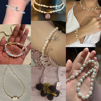 100% natürliche Süßwasserperle Großhandel A/AA/AAA Hochwertige Reisform Perlen für Schmuckherstellung DIY Armbänder Halskette