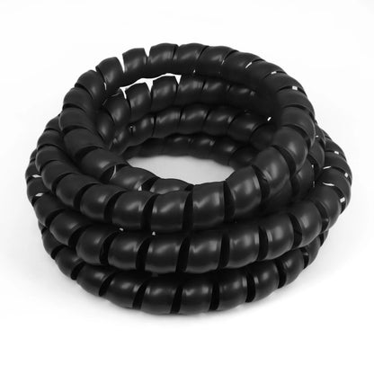 3/5/10M PP Kunststoff Wickelschlauch 8mm 10mm Kabelschutz Kabelummantelung Schutzrohr Leitungsschutz Flexibler Spiralwickelschlauch