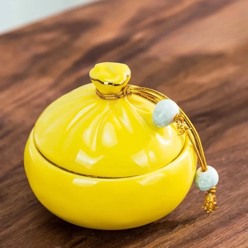 Ceramic Pet Urns Cremation Hamster Personalized Ashes Container Cat Dog Funeral Burial Coffin Relics Deceased Pet Souvenir