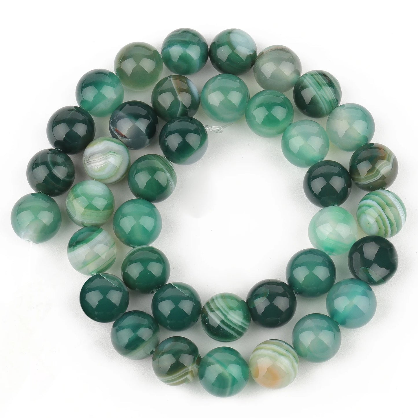 6/8/10mm Naturstein Saphir Farbe Jade Perlen blau runde lose Perlen für Schmuck herstellung liefert DIY Charms Armbänder 15''