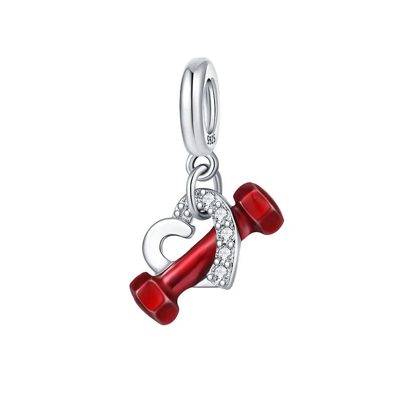 925 Sterling Silber Familie Schmetterling Flugzeug baumeln Perlen passen original Pandora Charms Armbänder DIY Perle Frauen Schmuck herstellung