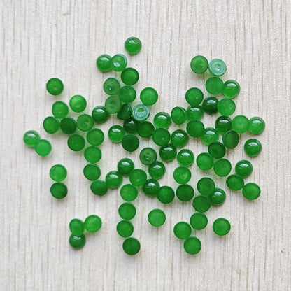 Großhandel 100 Stück Mode gute Qualität Naturstein runde Cab Cabochon Perlen 6mm für Schmuck Zubehör Herstellung