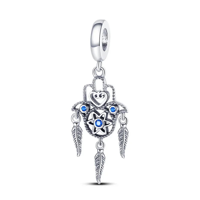 Heißer Verkauf 925 Silber Farbe Evil Eye Charm Dämon Auge Perle Für Original Armband & Armreif DIY Machen Mode Schmuck geschenk