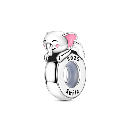 Clip-Perle mit Tiermotiv, 925er-Sterlingsilber, Löwe, Tiger, Elefant, Hund, Positionierungsperle, passend für Original-Armbänder, DIY-Schmuck