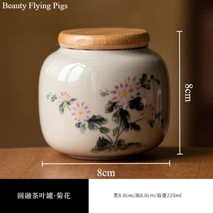 1 Stück Mini-Keramik-Urne für Haustiere, Haustierzähne und Haarsammlung, Gedenkglas für Katzen, Hunde, Hamster, Kaninchen, Urne im chinesischen Stil