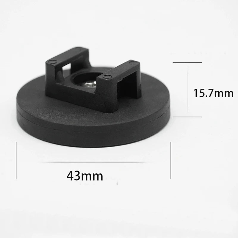 4-8 Stück starke Gummimagnet-Basis, fester Kabelbinderhalter, sattelförmige Kabelbinder-Clips, passende Halterung, Kabel-Organizer, beweglich