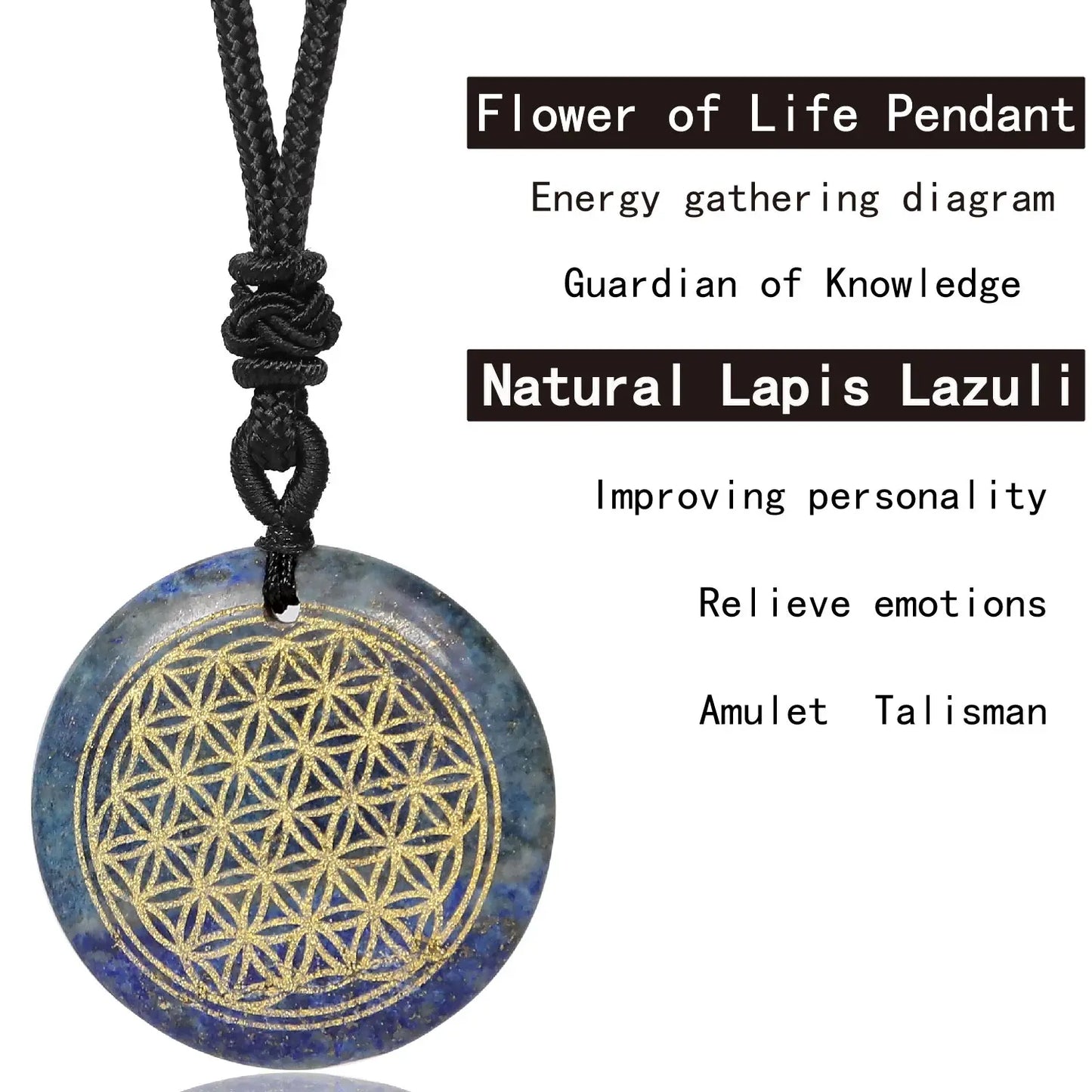 HEIßER Natürliche Quarz Amethyst Würfel Metatron Blume des Lebens Anhänger Healing Energie Kristall Lapis Lazuli Männer Frauen Schmuck Halskette