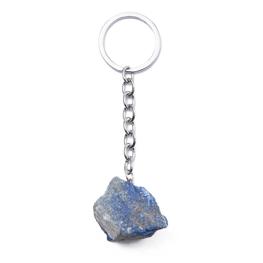 1-2 cm natürlicher roher Erz-Schlüsselanhänger, Edelstein, Quarz, Fluorit, Citrin, Amethyst, unregelmäßiger Stein, Anhänger, Charms, Schmuckherstellung, Zubehör