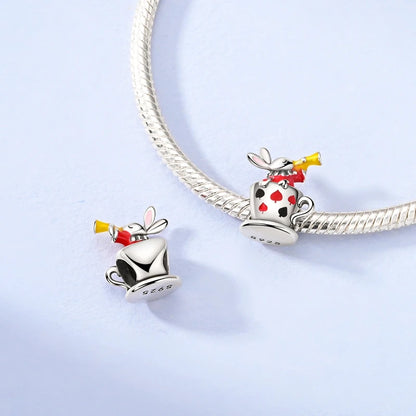 Vergnügungspark-Charm aus 925er-Sterlingsilber, Riesenrad, Achterbahn, Zirkus, Clown, Karussell, passend für DIY-Armbänder, Halsketten, Souvenir