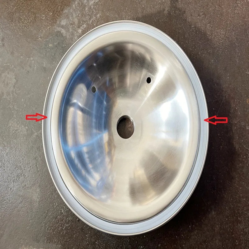 Verdickter Dichtungsring aus lebensmittelechtem Silikon für den Deckel des Tanks, Außendurchmesser 350 mm Dichtung für Destillation, Brauen, Whisky oder Brandy