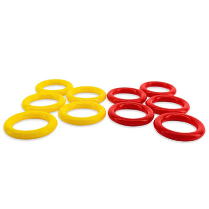 KegLand-Dichtung für Kugelverriegelungsverbinder, 10 Stück farbcodierte Silikon-Pfosten-O-Ringe (5 x rotes Gas + 5 x gelbe Flüssigkeit) Bier