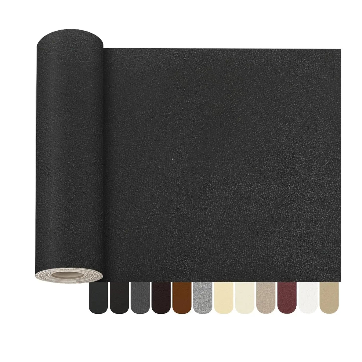 Selbstklebendes Erste-Hilfe-Patch für Möbel, Schuhe, Leder-Patch, DIY, schwarzes, selbstklebendes Leder-Reparaturband für Sofa, 50 x 137 cm