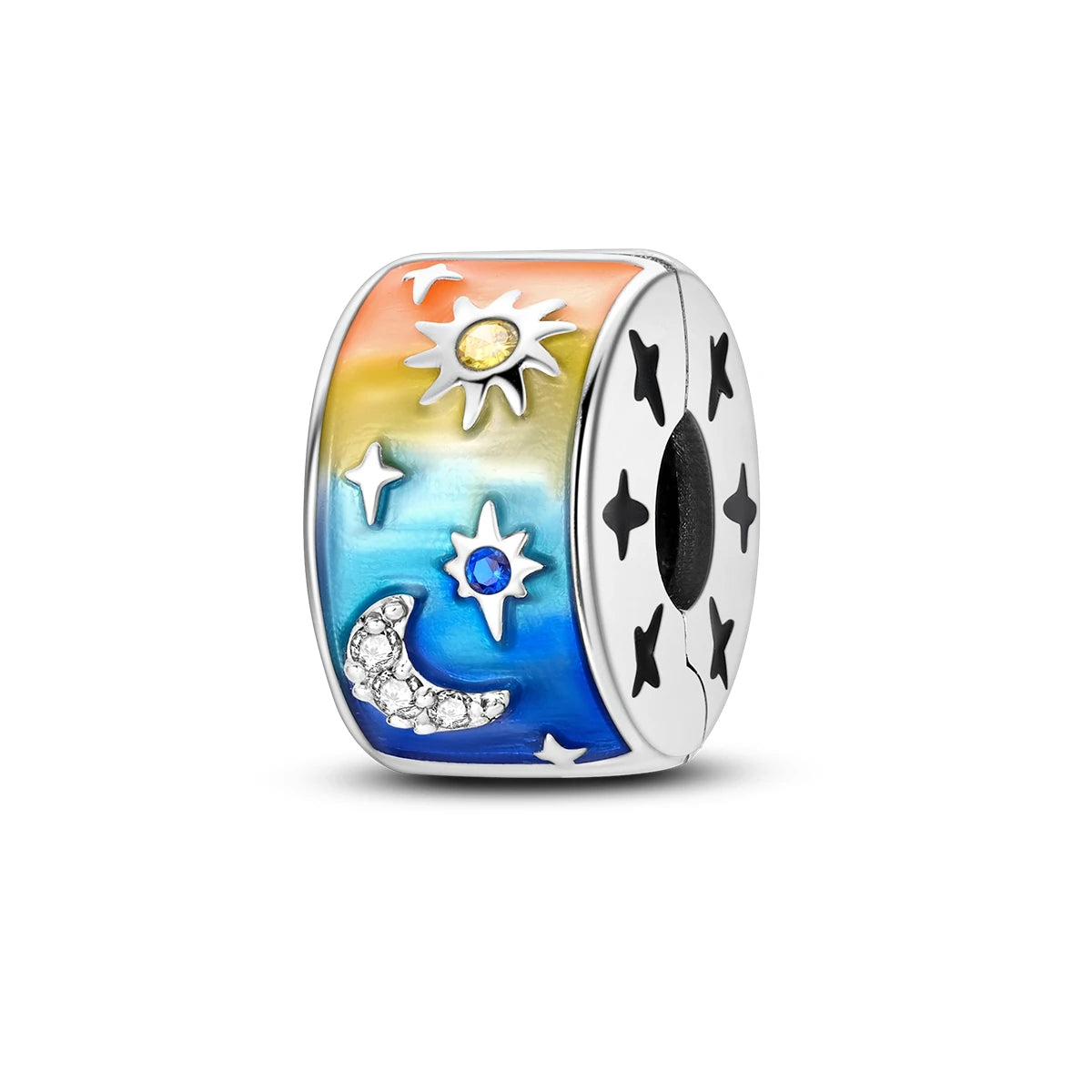 Versilberte bunte Charms-Perlen passen zu Original-Armreif, Einhorn, feuriger Drache, Anhänger, baumelndes Armband, DIY-Frauen-Schmuck, Geschenk