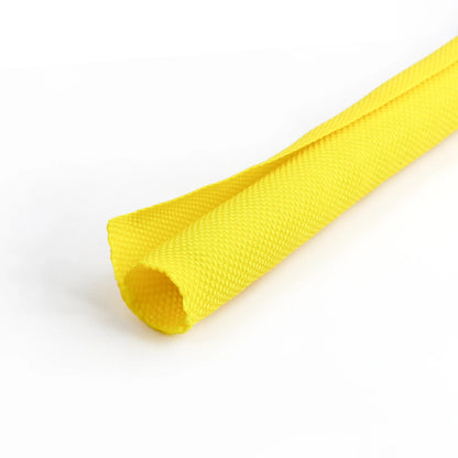 2/5M Selbstschließende PET-Geflecht-Kabelummantelung 3 5 8 10 13 16 19 25 30mm Auto-Kabelmanagement Flexibler Geteilter Schlauch Drahtschutz