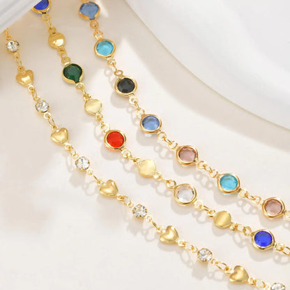 Lange Y-förmige Halskette, mehrfarbige Steinperlenkette Y2K-Halskette für Frauen, handgefertigter Boho-Sommerschmuck