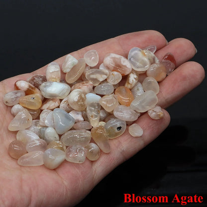 Natürliche Steine Kies Kristalle Chip Quarz Erz Mineralien Reiki Heilung Trommelachate Probe Aquarium Home Dekoration