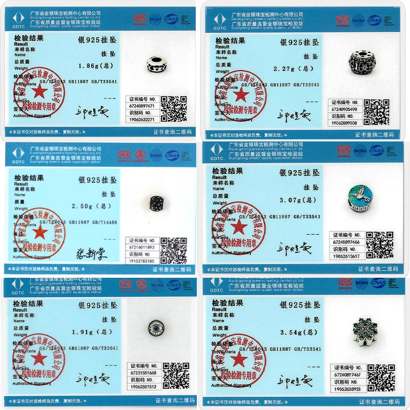 Silber-Charm, 925er-Sterlingsilber, Clip-Charms, Sicherheitsketten-Charm, CZ-Pavé, runde Clip-Perlen, passend für Original-Armbänder, Schmuckherstellung