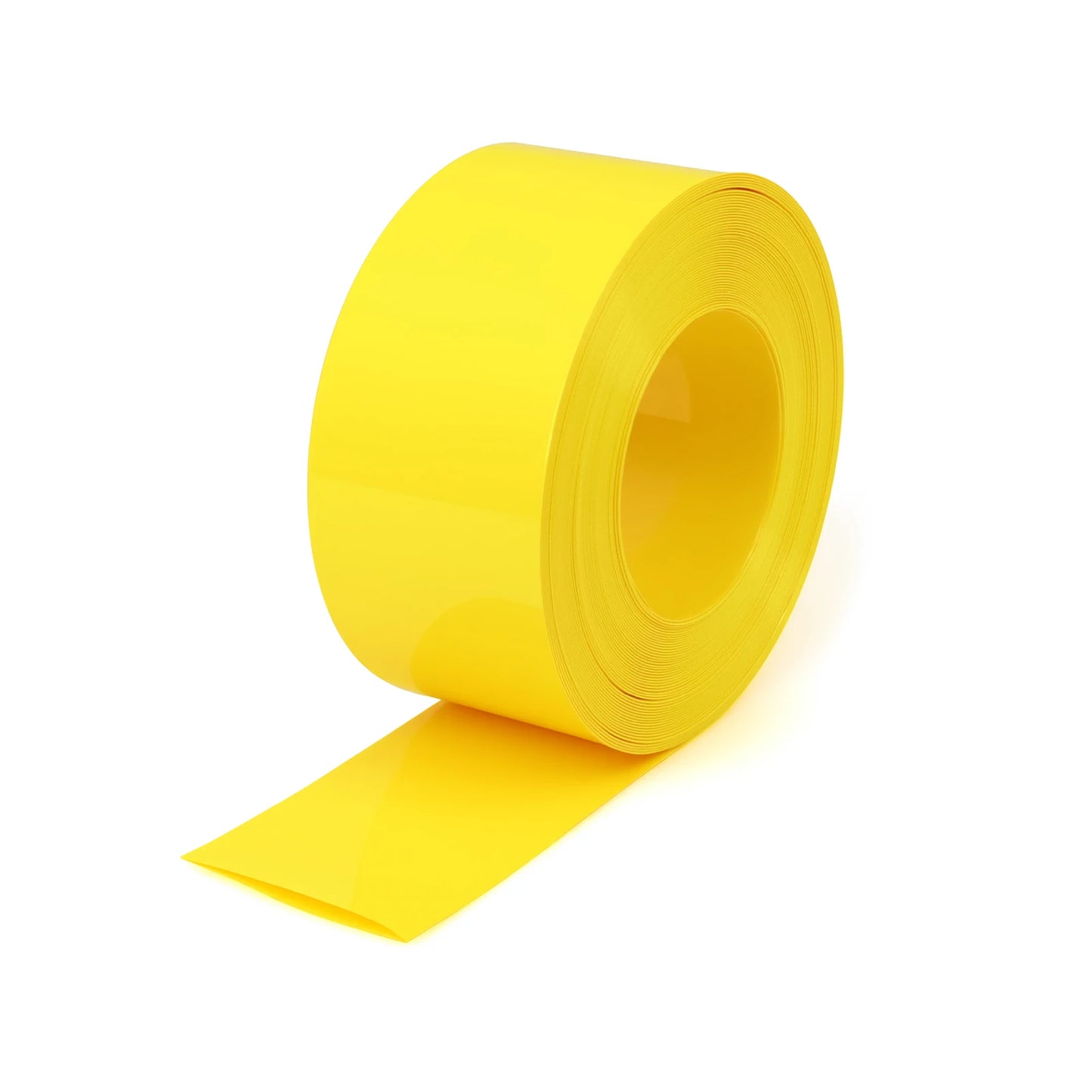 3/5 m gelb/lila 7 mm ~ 130 mm PVC-Schrumpfschlauch für 18650 Lithium-Akkupacks, isolierende Folienhülle, Schutzkabelhülle