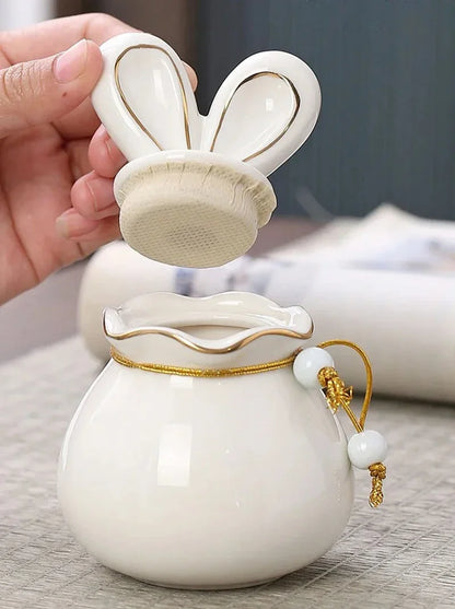 Memorials Ceramic Pet Ashes Urn, Funeral, Mini Dog Ashes Urns, Personalized, Customizable, Reliable, Keepsake Casket, Funeral Coffin