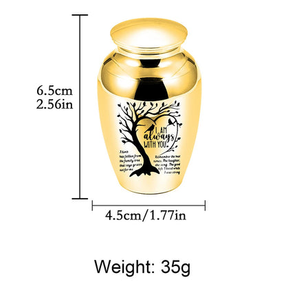 Small urns for human ashes, keepsake urns for ashes, tree of life, cremation urns for mom, dad, small burial urn, memorial urns