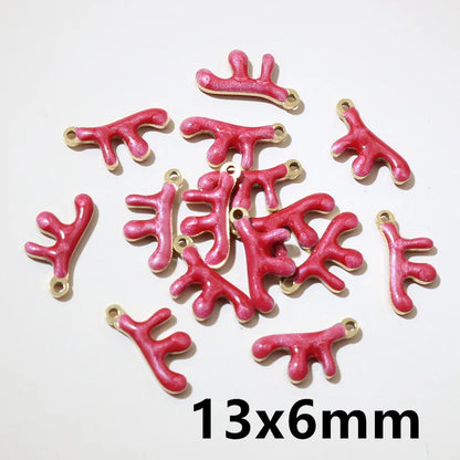 20 Stück 11x9mm Edelstahl Fisch Emaille Charms Anhänger Edelstahl DIY Schmuck Herstellung Zubehör Ergebnisse