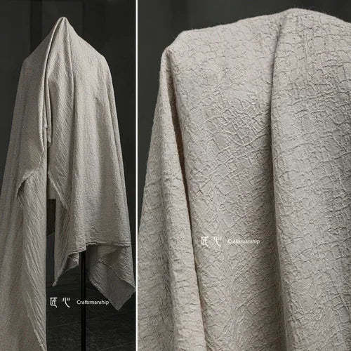Gewaschener Baumwoll-Leinen-Stoff, Pflanzen-Krawatten-gefärbt, Kleidung, Designer, Großhandel, Stoff, DIY-Bekleidung, Nähen, Stoffmaterial nach Meter