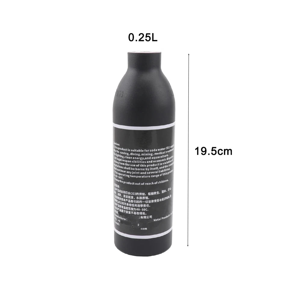 4500Psi Aluminium CO2 Zylinder Aquarium Lufttank M18x1,5 Gewinde Hochdruck 300bar Zylinder Sauerstoff Gas Flasche Fülltank