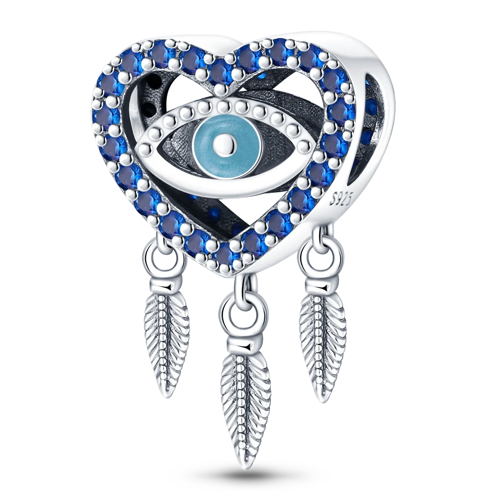Fit 925 Original Armband 100 % 925 Sterling Silber Glänzende Bunte Zirkon Herz Charms Perlen Exquisite DIY Schmuck Geschenk