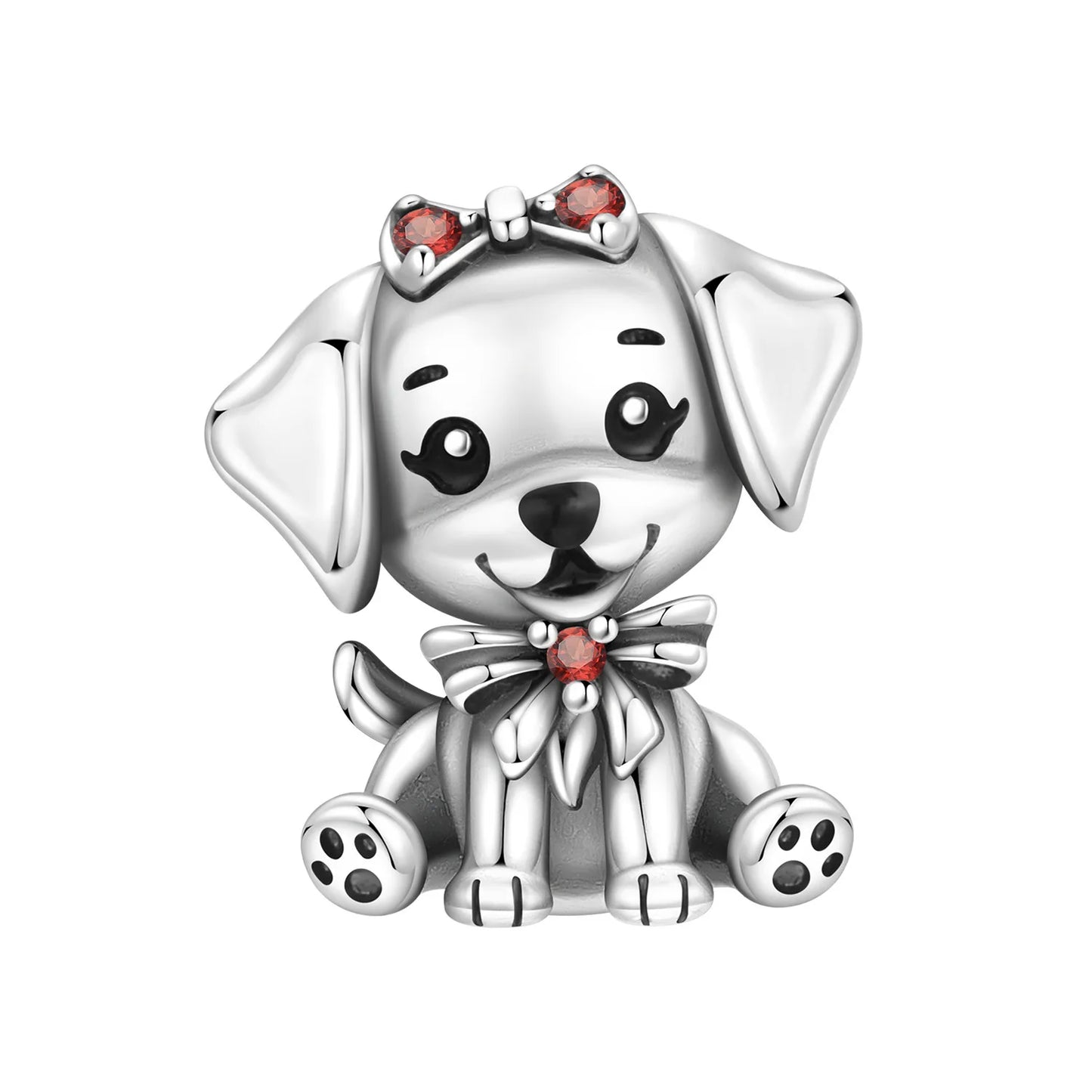 Exquisiter 925 Sterling Silber Panda Chamäleon Waschbär, Koi Welpen Tier-Anhänger Passend für DIY Armband Halskette Premium Party Geschenke