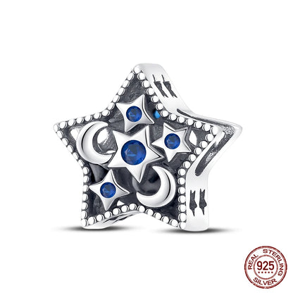 Modische 925er-Sterlingsilber-Charms mit buntem Traumfänger, Perlen für Qikaola 925 Original-Armbänder, exquisiter DIY-Schmuck, Geschenke