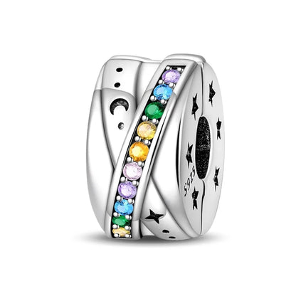 Charms aus 925er Silber, Schmetterling, Libelle, Blumen, Sterne, Mond, Teufelsauge, Abstandsperlen, passend für Qikaola 925 Original-Armbänder, DIY-Schmuck