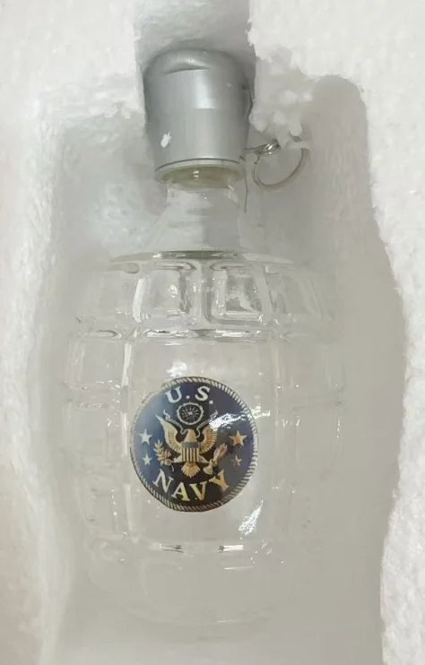 Whiskey-Dekanter-Flasche, Granatform aus Borosilikatglas mit luftdichtem Korken, langlebiges Hausbarzubehör für Scotch/Wein/Schnaps