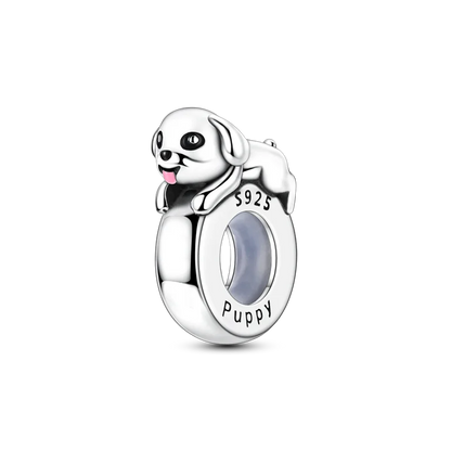 Clip-Perle mit Tiermotiv, 925er-Sterlingsilber, Löwe, Tiger, Elefant, Hund, Positionierungsperle, passend für Original-Armbänder, DIY-Schmuck