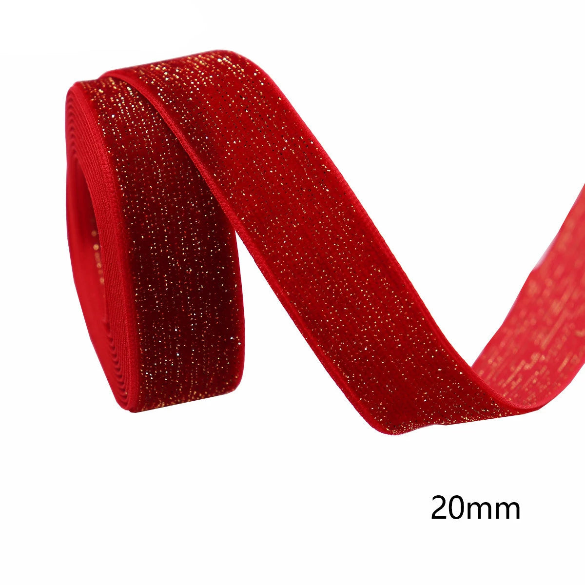 5 Yard/Rolle Weihnachten Rotes Band Weihnachtsbaum Ornamente Neujahr 2026 DIY Handwerk Geschenke Box Zubehör Navidad Party Decor liefert