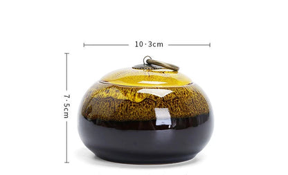 Ceramic Pet Urns Cremation, Dog Urns, Keepsake, Small Ash Box, Coffin Souvenir, Personalized Color, Funeral Home Decoration