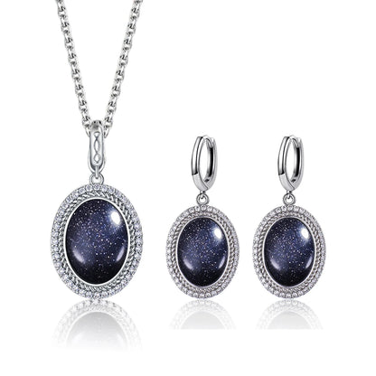 Halskette aus 925er-Sterlingsilber, natürlicher schwarzer Onyx, oval, 10 x 14 mm, mit Cry-Skelett, schlichtes Design, mit Kristall für Damen